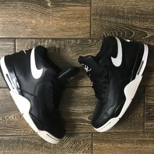Black and White Nike Flights